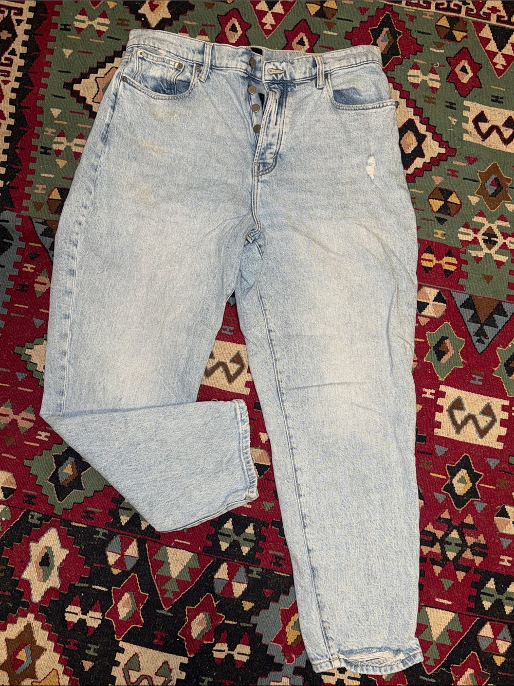 Lucky Brand Drew Mom High Riser Taper jeans 14/32A